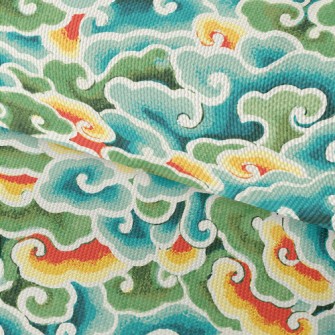 Chinese Art Clouds Waterproof Oxford