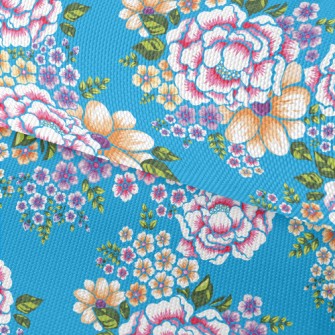 Taiwan Retro Big Flower Waterproof Oxford