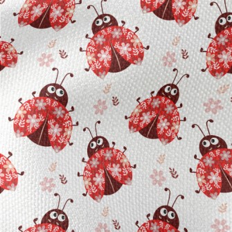 Big Eyed Ladybug Waterproof Canvas