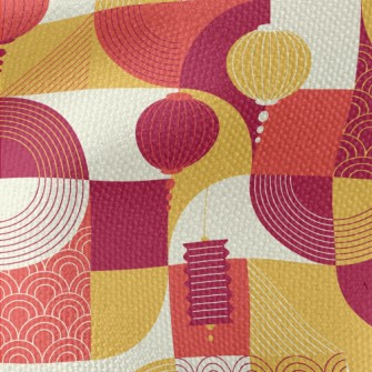 Chinese Style Lanterns Waterproof Canvas