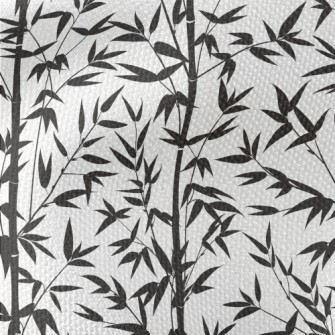 Mysterious Bamboo Silhouette Waterproof Canvas