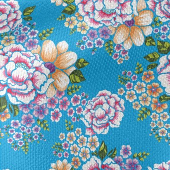 Taiwan Retro Big Flower Waterproof Canvas