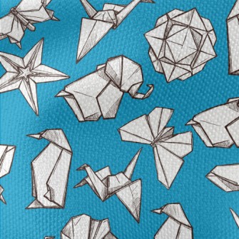 3D Origami Animals Waterproof Canvas