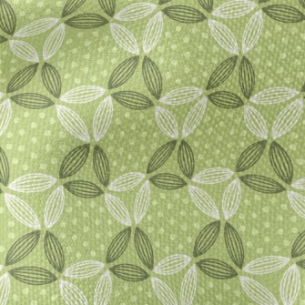 Dots And Lines Leaves Waterproof Canvas