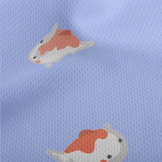 Mini Goldfish Athletic Mesh Flat Back