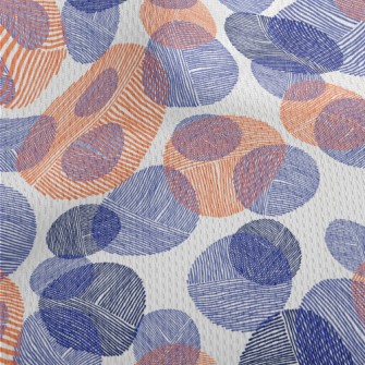 Stripe Patchwork Dots Athletic Mesh Flat Back