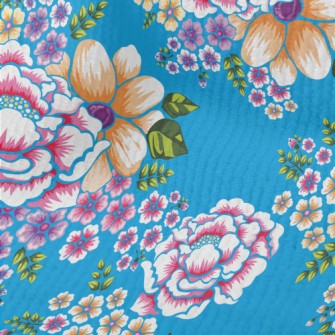 Taiwan Retro Big Flower Terry