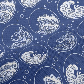 Circle Sea Waves Performance Linen