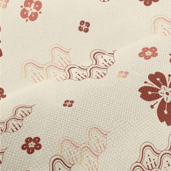 Japanese Cherry Blossom Hill Performance Linen