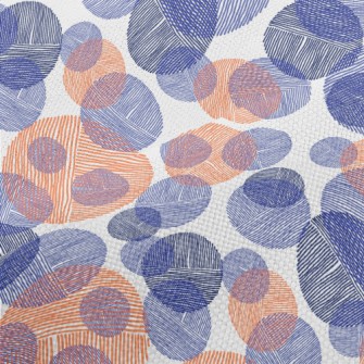 Stripe Patchwork Dots Performance Linen