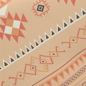 Ethnic Totem Geometric Pattern Twill