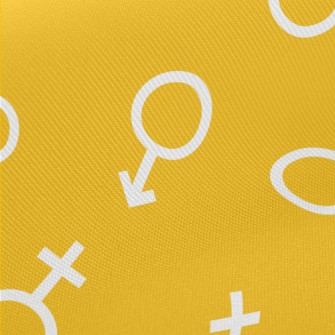 Cute Male And Female Symbols Twill