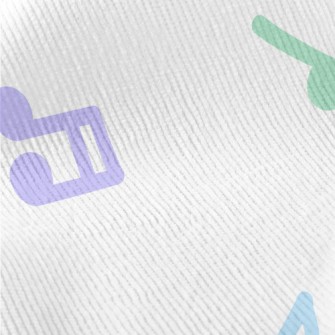 Colorful Little Notes Standard Corduroy