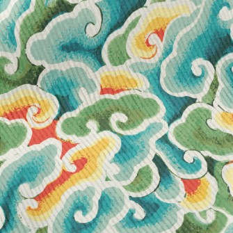 Chinese Art Clouds Standard Corduroy