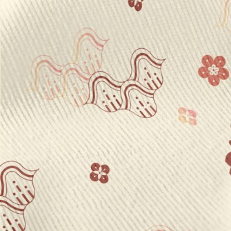 Japanese Cherry Blossom Hill Standard Corduroy