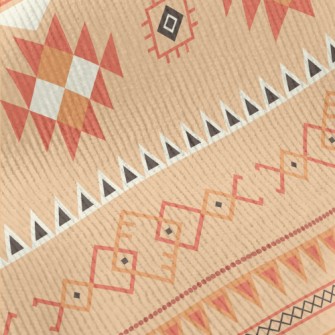 Ethnic Totem Geometric Pattern Standard Corduroy