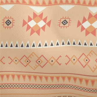Ethnic Totem Geometric Pattern Dobby