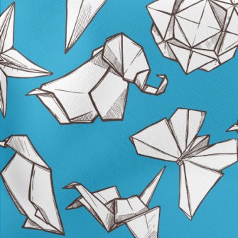 3D Origami Animals Stretch Ponte