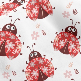 Big Eyed Ladybug Micro Fleece