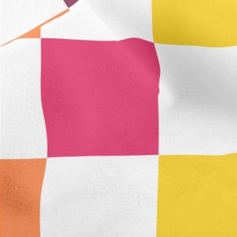 Colorful Checkerboard Micro Fleece