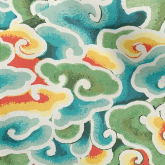 Chinese Art Clouds Micro Fleece