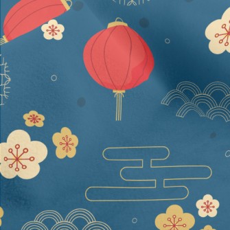 New Year Decoration Lanterns Micro Fleece