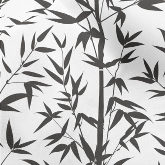 Mysterious Bamboo Silhouette Micro Fleece