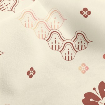 Japanese Cherry Blossom Hill Micro Fleece