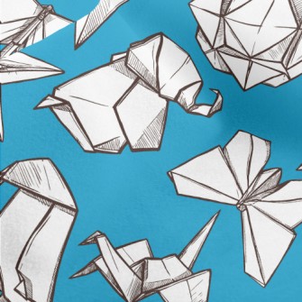 3D Origami Animals Micro Fleece