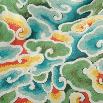 Chinese Art Clouds Minky