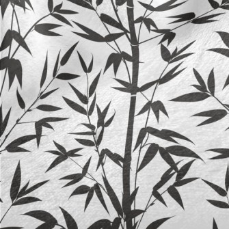 Mysterious Bamboo Silhouette Minky