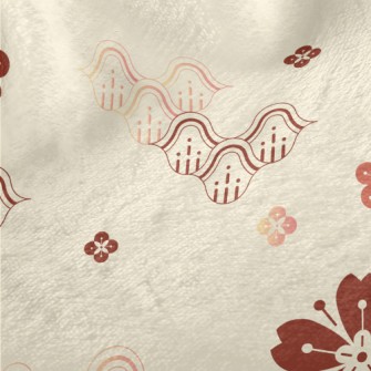 Japanese Cherry Blossom Hill Minky