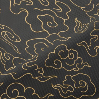 Simple Line Clouds Piqué