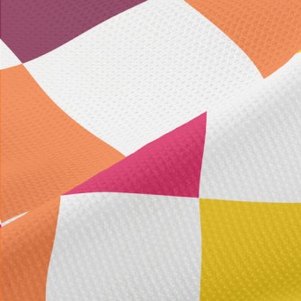 Colorful Checkerboard Piqué