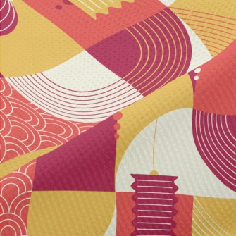 Chinese Style Lanterns Piqué