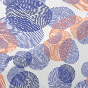 Stripe Patchwork Dots Piqué