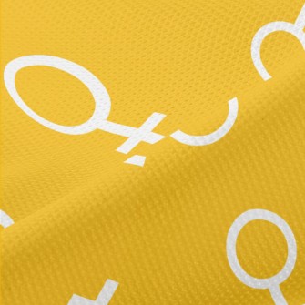 Cute Male And Female Symbols Piqué