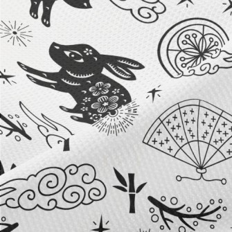 Chinese Style Rabbit Piqué