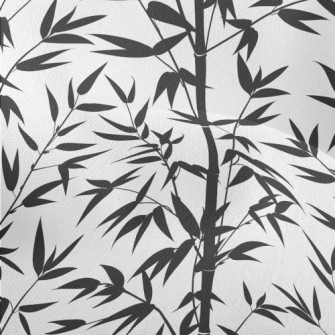 Mysterious Bamboo Silhouette Lightweight Performance Linen