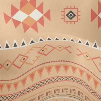 Ethnic Totem Geometric Pattern Lightweight Performance Linen