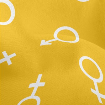 Cute Male And Female Symbols Lightweight Performance Linen