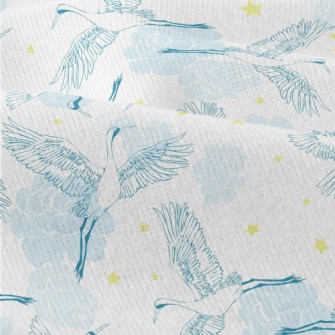 Graceful Flying Crane Modern Jersey