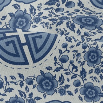 Vintage Chinese Flowers Modern Jersey