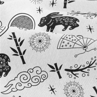 Chinese Style Rabbit Modern Jersey