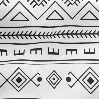Totem Geometry Jersey Backed Fleece