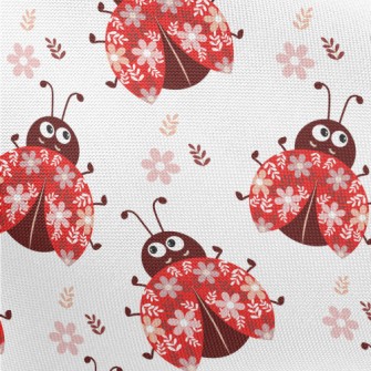 Big Eyed Ladybug Pongee