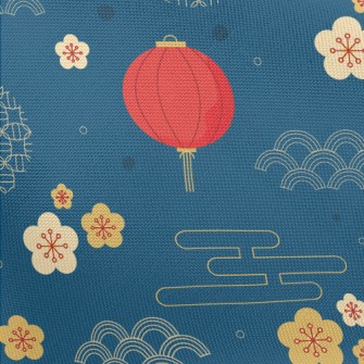 New Year Decoration Lanterns Pongee