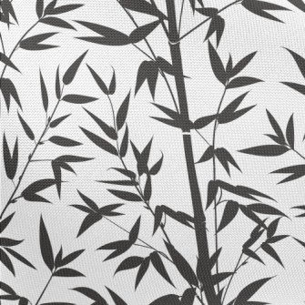 Mysterious Bamboo Silhouette Pongee