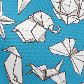 3D Origami Animals Pongee