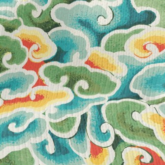 Chinese Art Clouds Stretch Jersey